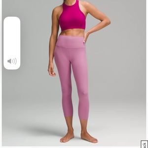 lululemon Align™ Ribbed High-Rise Crop 23" NWT 6